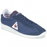 Le Coq Sportif Quartz Nylon Bleu / Bordeaux Chaussures Baskets Basses Homme Boutique Paris